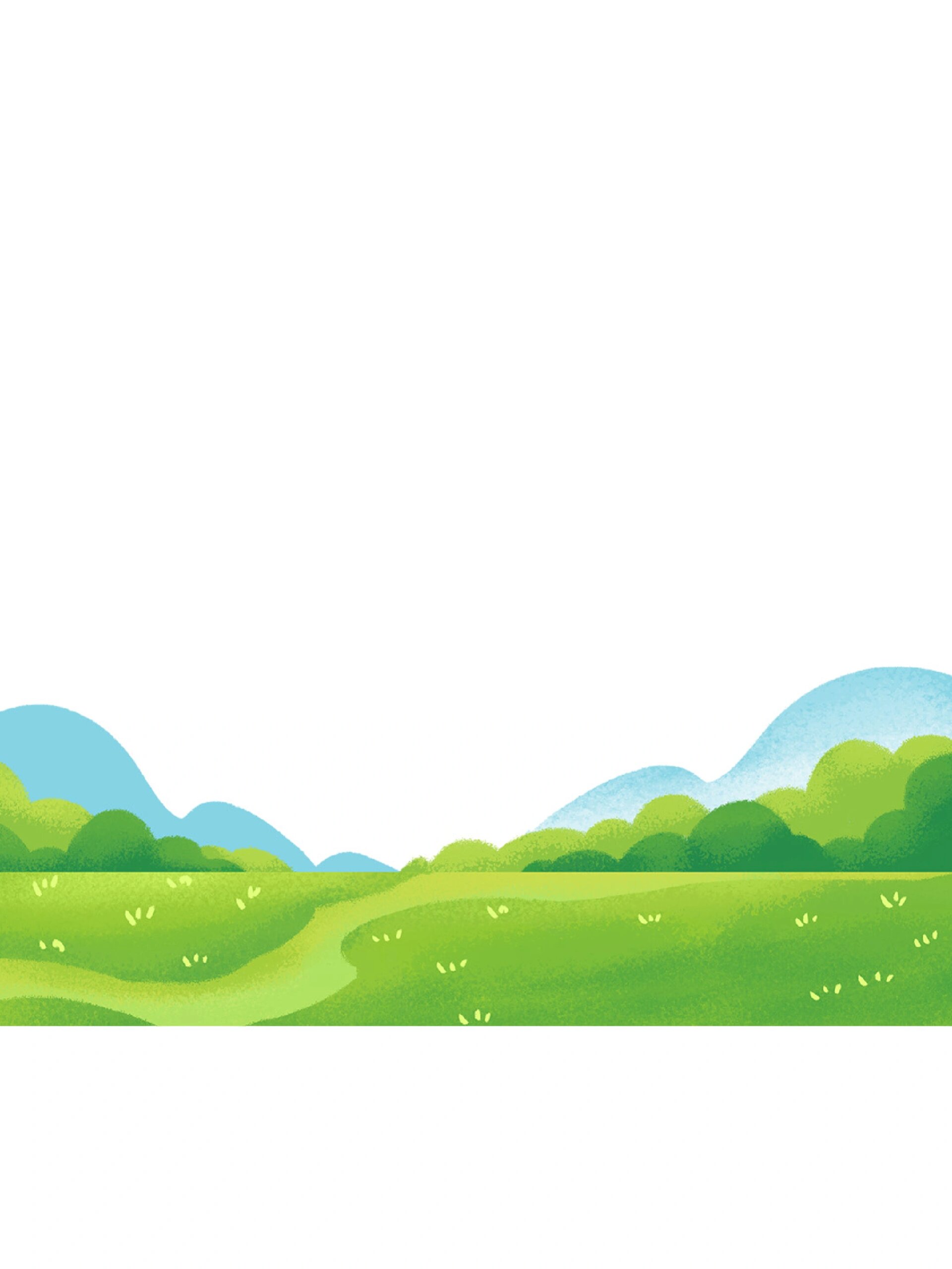 🌱草坪🍀草地🌿卡通素材