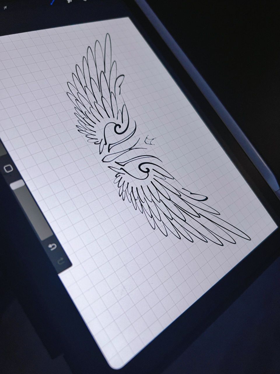 消失的她陈麦同款防渣男纹身 看完消失的她,马上就把陈麦的纹身手稿画