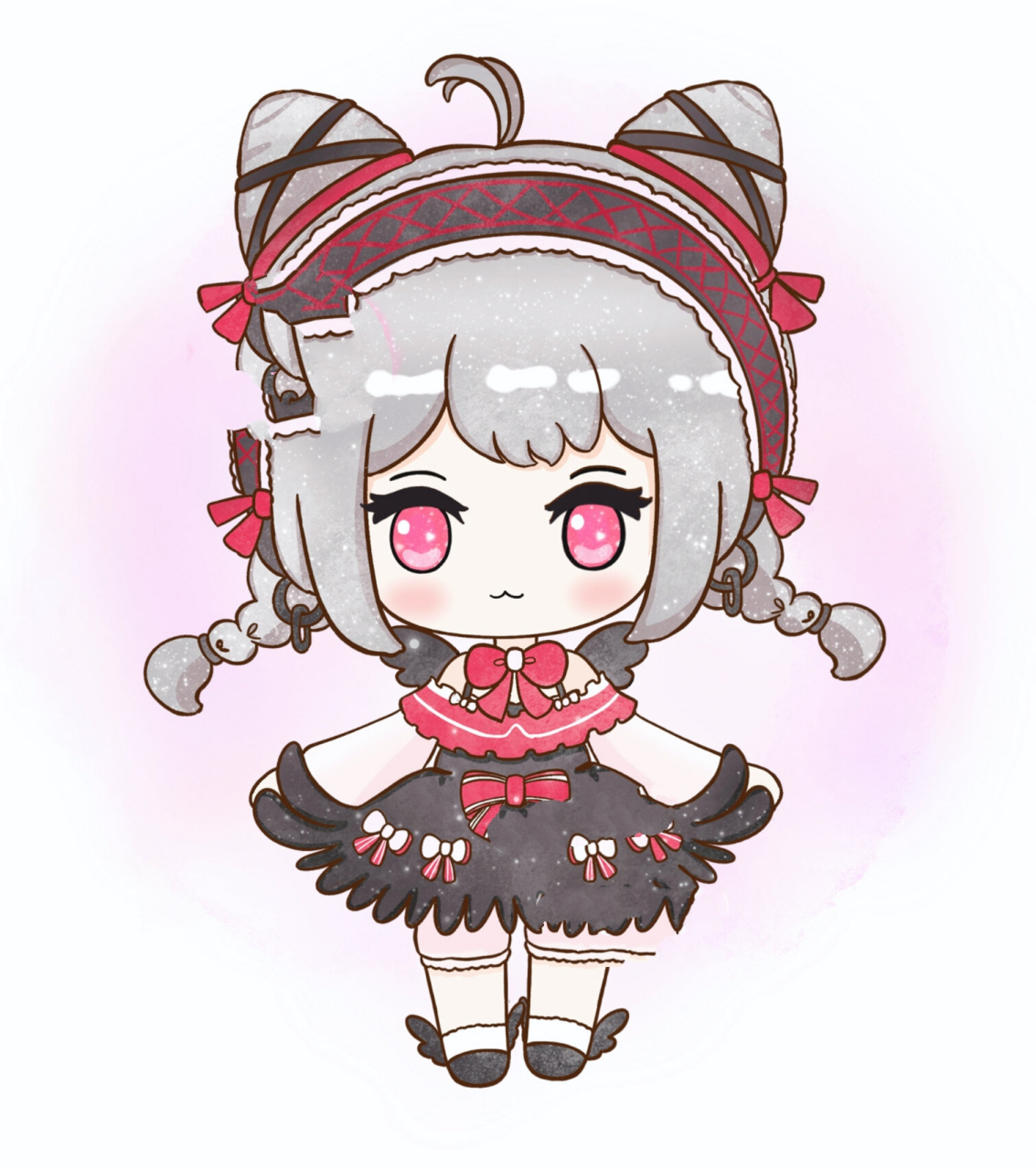 新皮肤 黑天鹅白天鹅 画画线稿图图 可爱的双生 黑天鹅白天鹅 奥杰塔