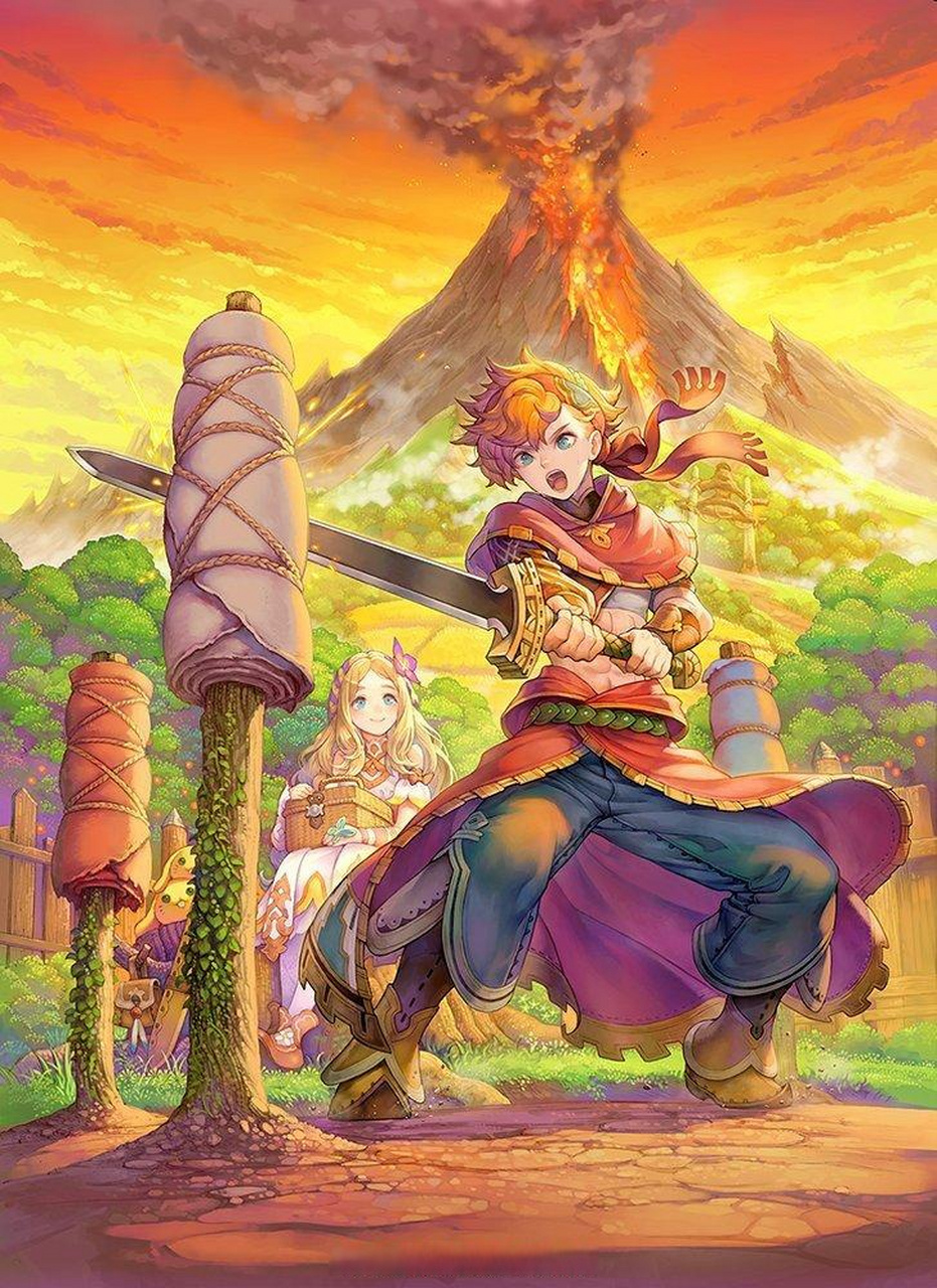 《圣剑传说 visions of mana》5名角色视觉图公开!