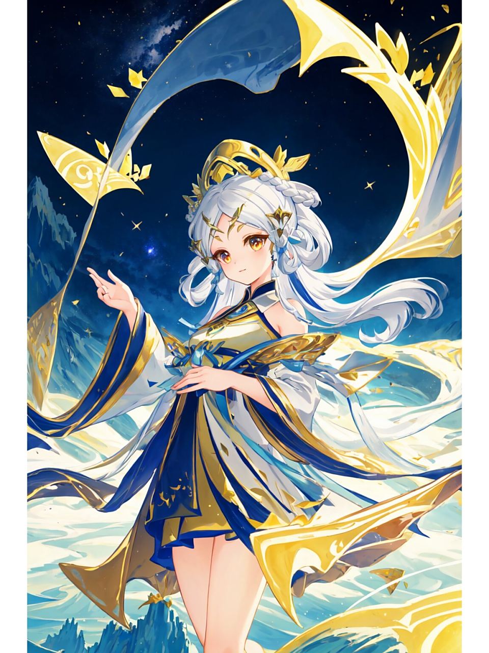 ai壁纸 | 王者荣耀小乔-山海·琳琅生 凝瑞气,定山海.