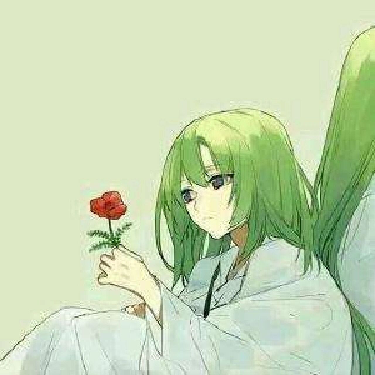 绿色系女生头像 以后争取每天一更