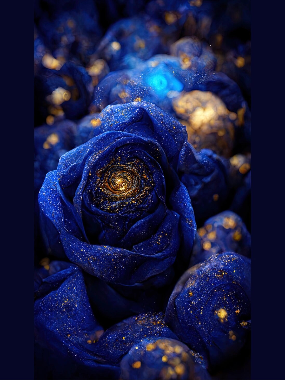 ai绘画|克莱因蓝玫瑰