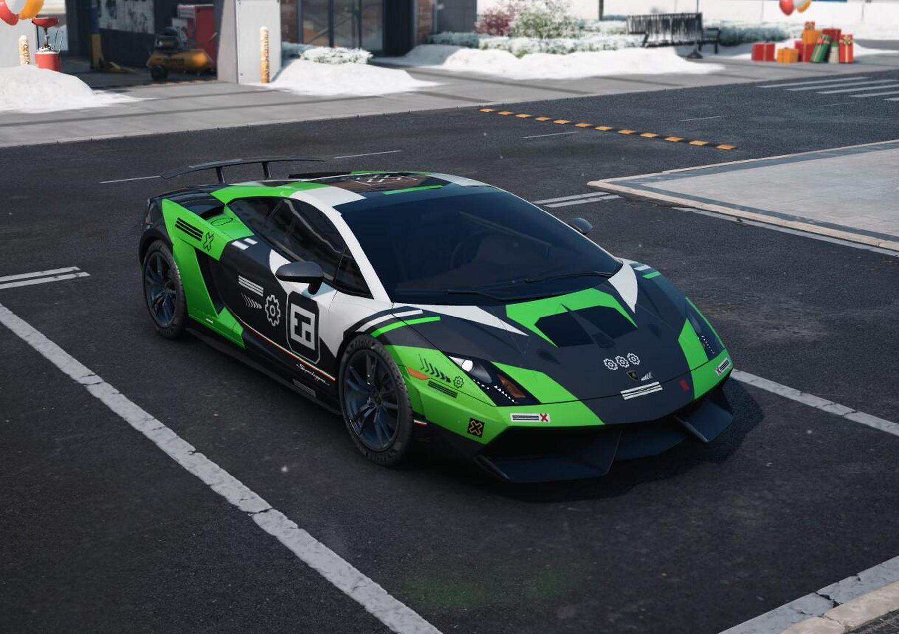 兰博基尼盖拉多huracan赛道涂装!最帅盖拉多涂装!huracan赛道涂装!