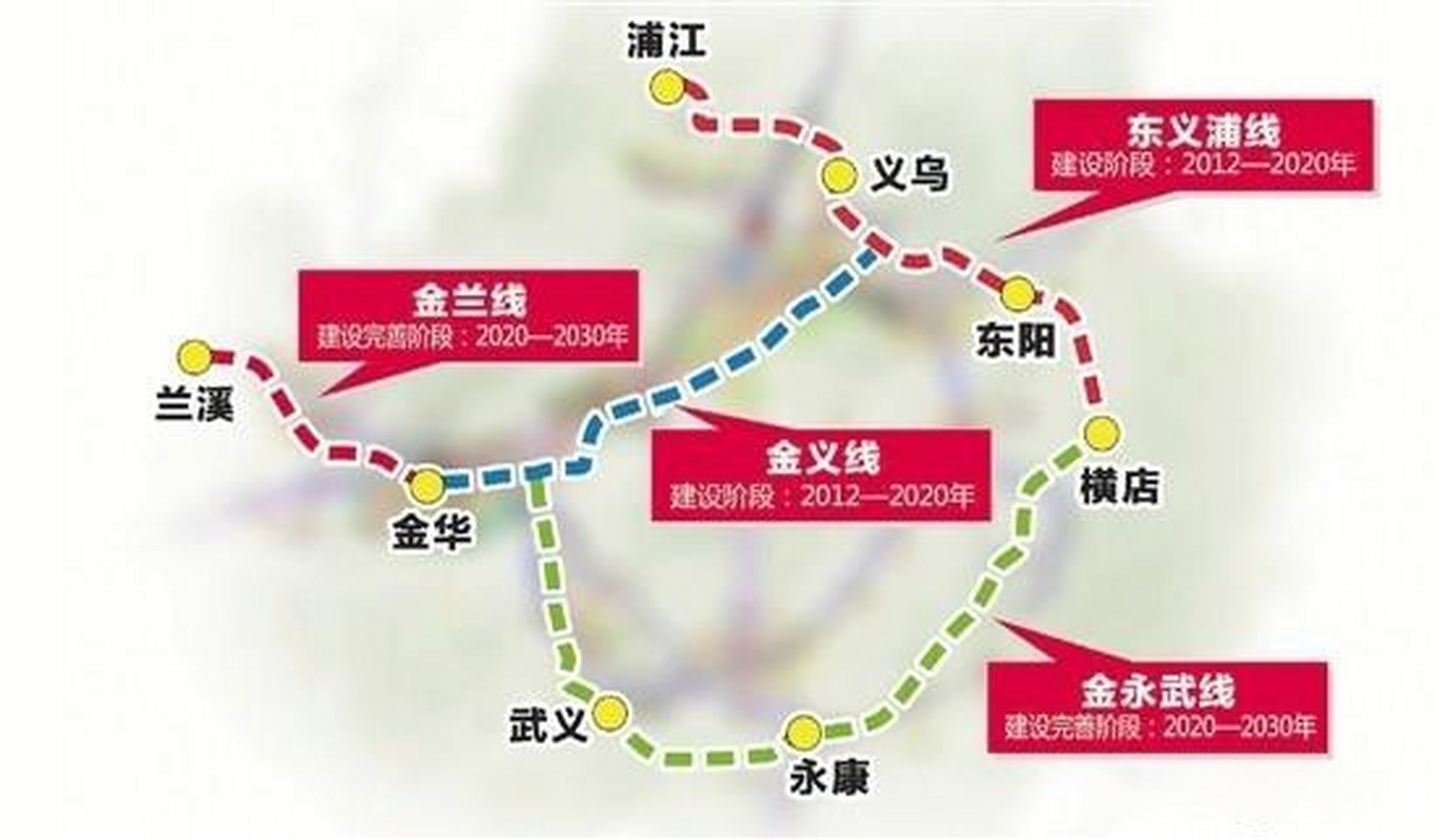根据您提供的信息,金华市义铁路二期建设规划项目已经开始进行公开