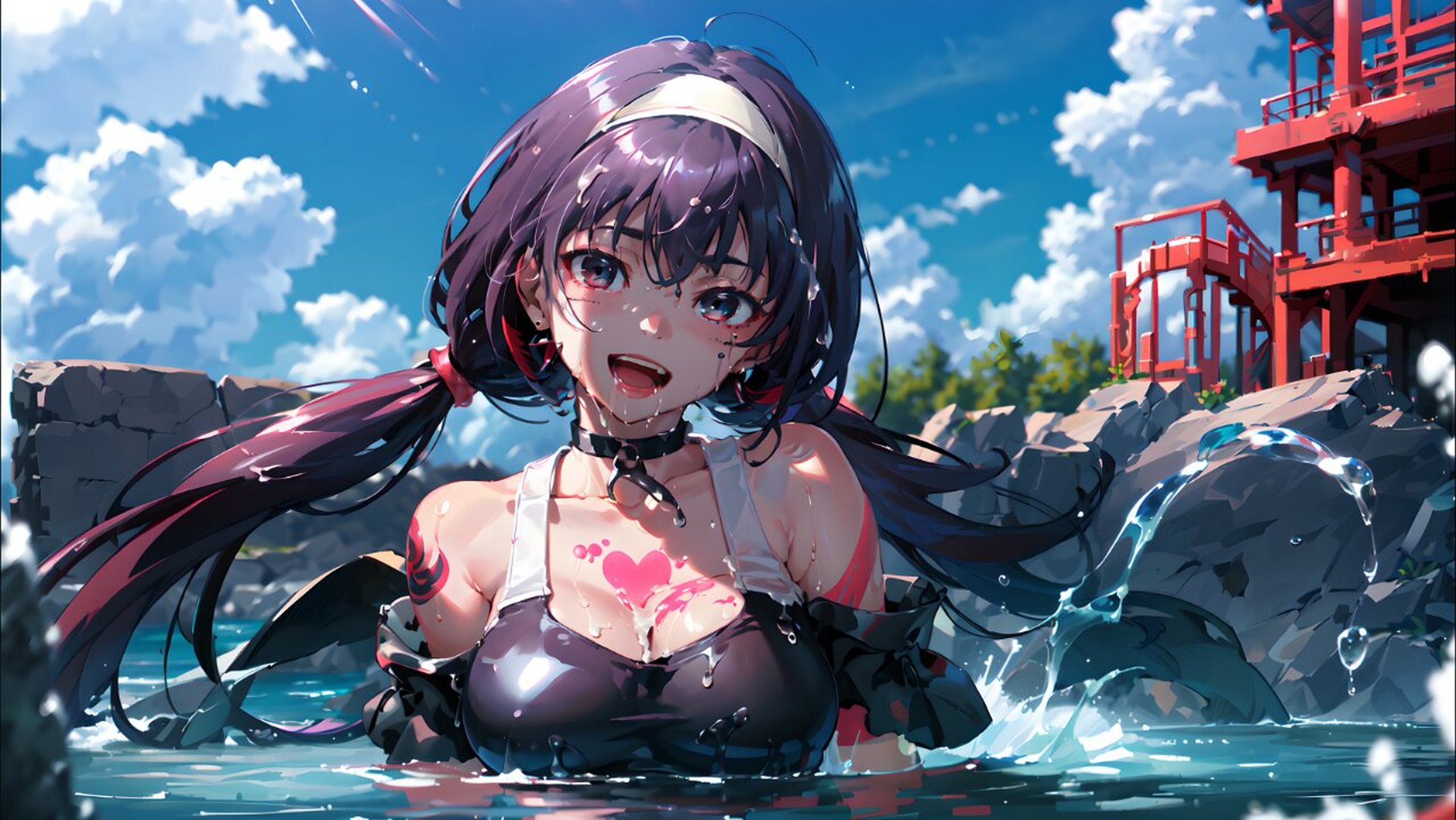 06 动漫少女|横屏动漫壁纸 作图工具:stable diffusion 欢迎关注