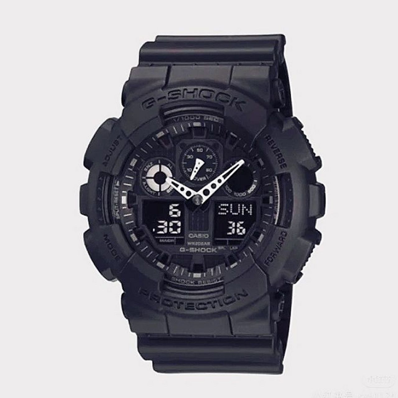 卡西欧g-shock ga100cf拆弹专家 图1:ga 100cf 1a 图2:ga100 1a1