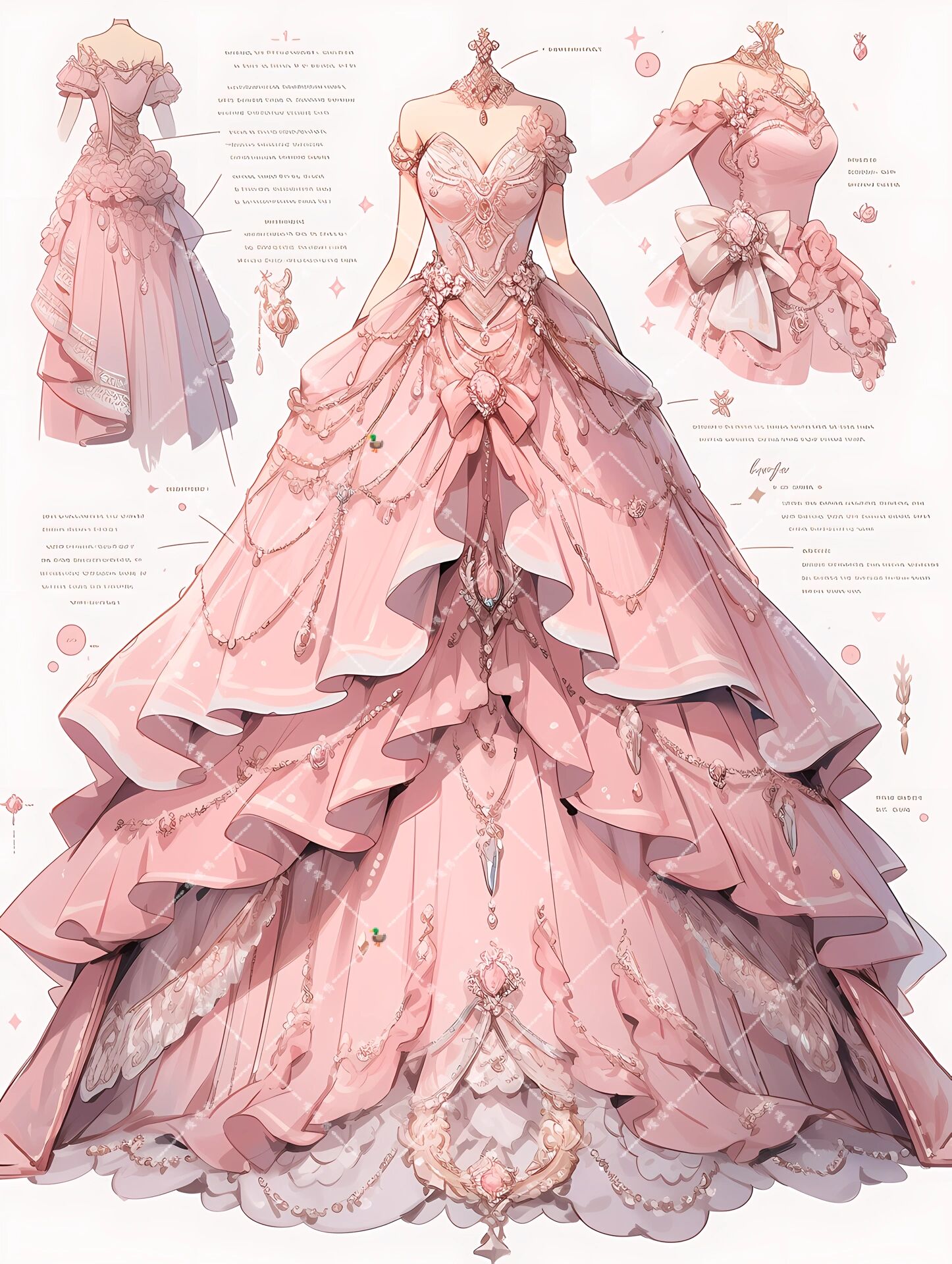 oc|服饰 素材|公主裙