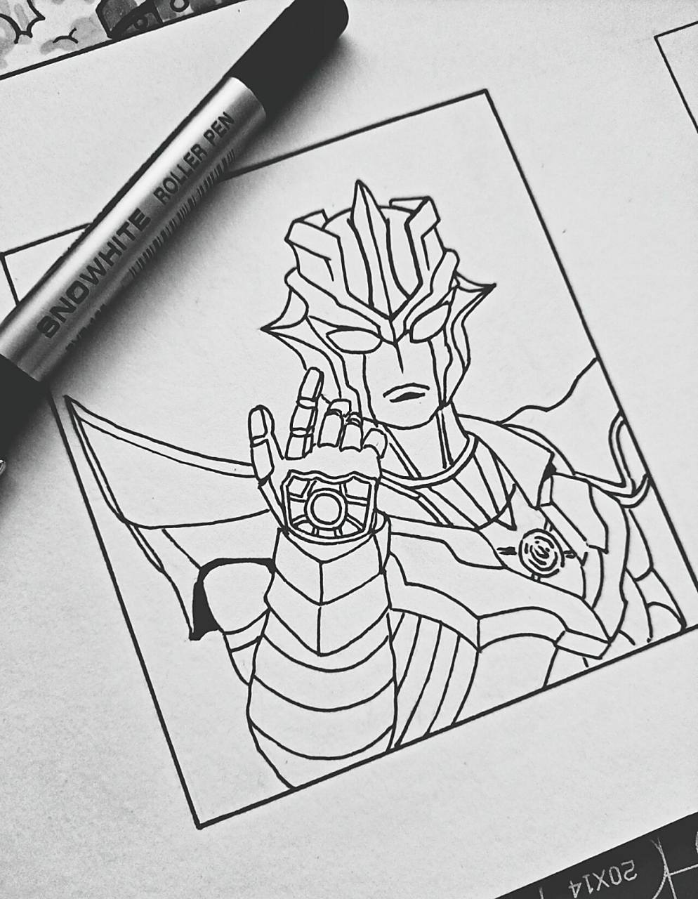 随手画阿布索留特 塔尔塔洛斯 塔尔塔洛斯也叫小金人,是新时代创造出