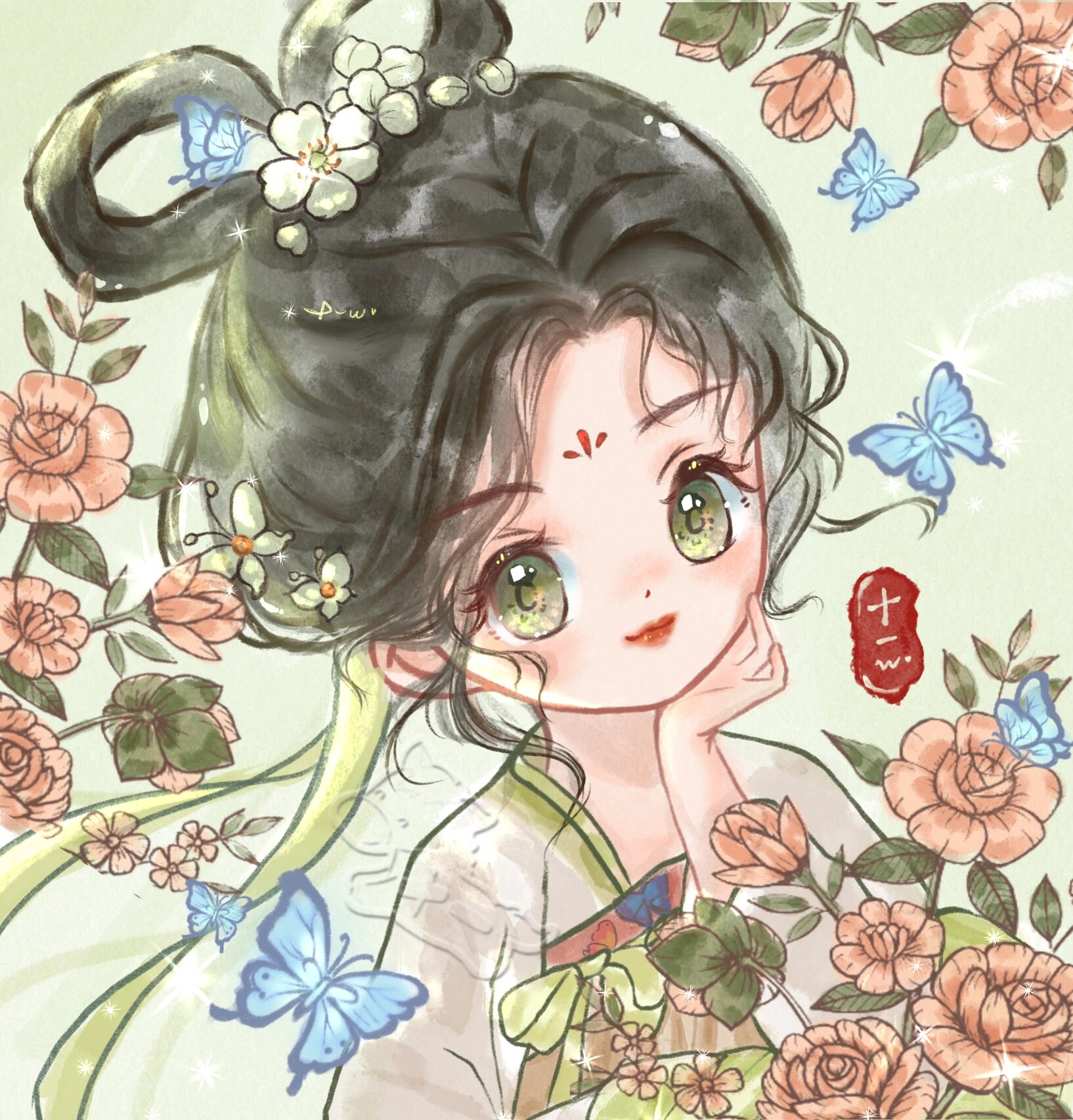 春夏秋冬/古风q版头像