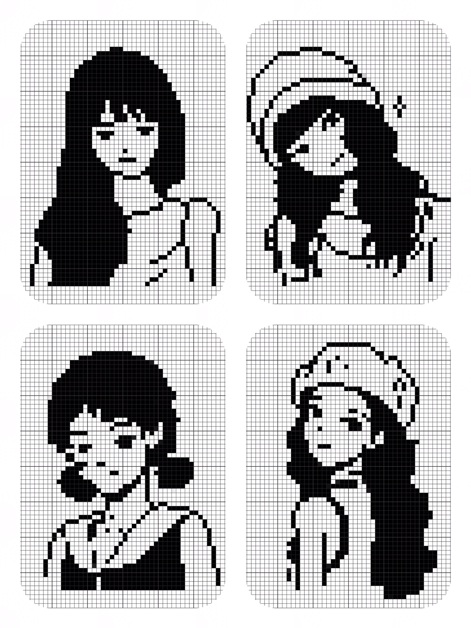 人物像素画