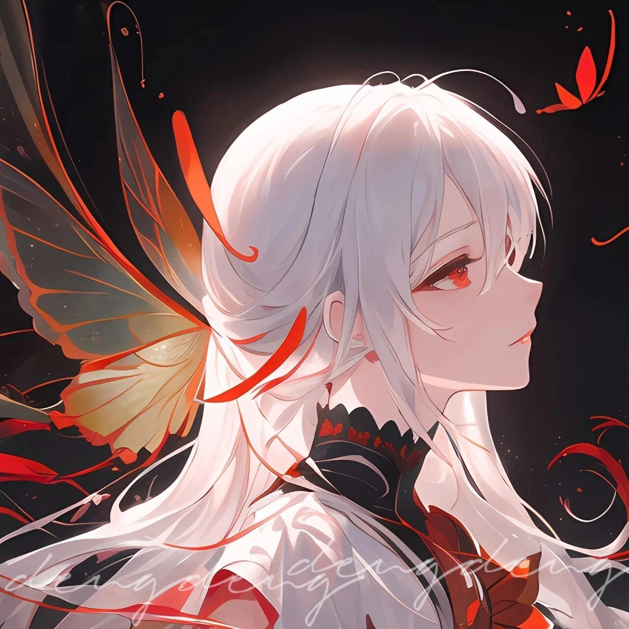 见花不见叶,见叶不见花|彼岸花情头 投稿人:.小米 .暮色沉溺 若夏