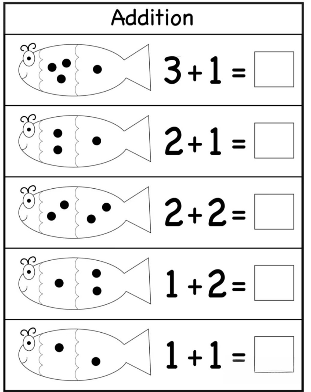 加减法练习题 图画简单易懂,通过游戏的方式教会孩子们数学 适合幼儿