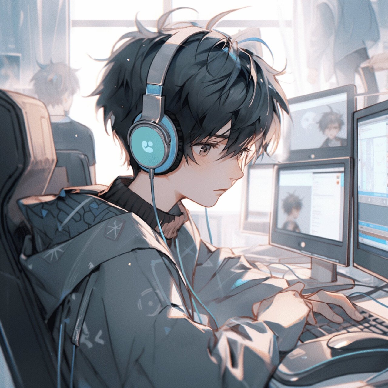 电竞少年92(动漫男头)