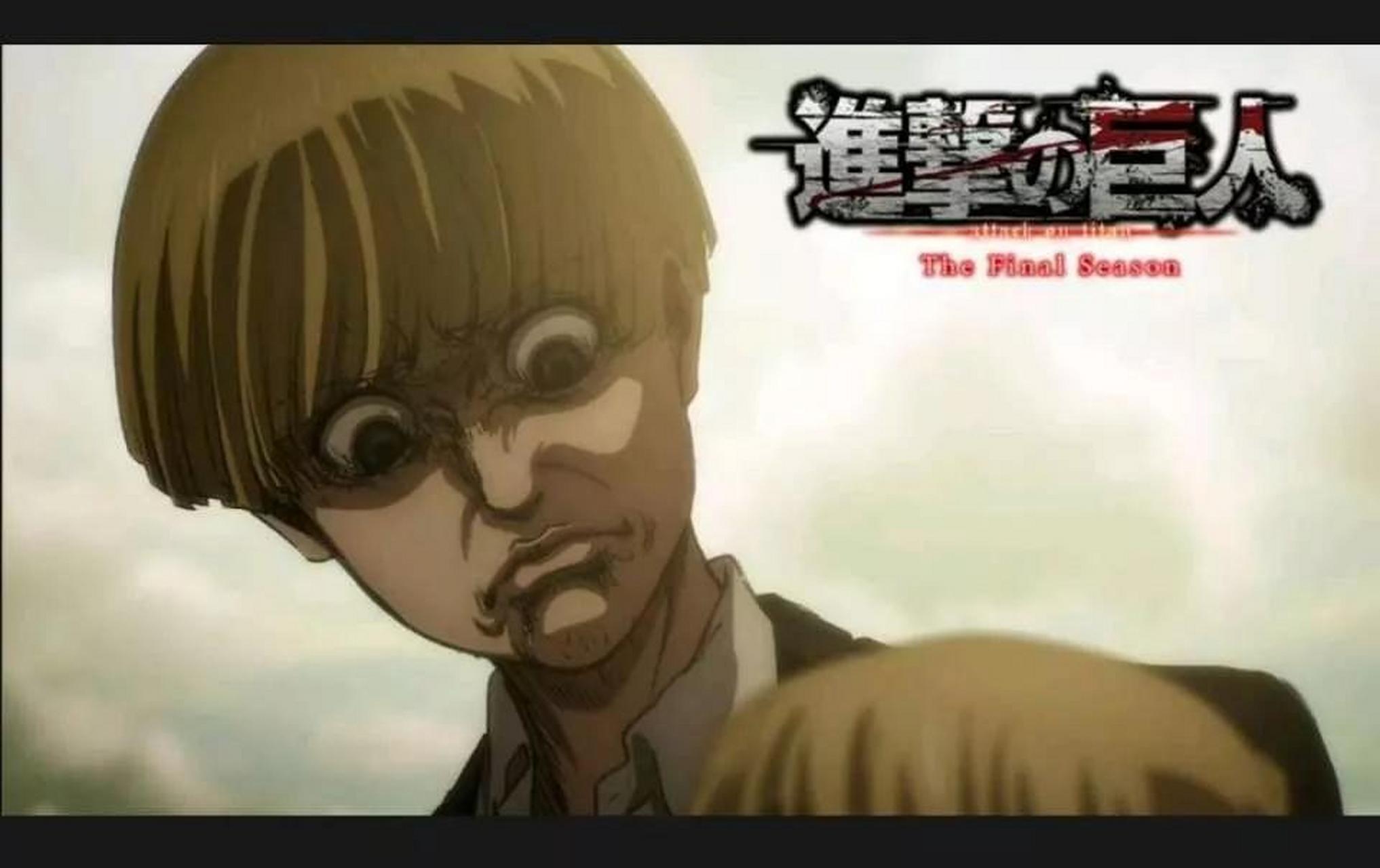 进击的巨人 伊蕾娜这个名场面做得不错,mappa这回终于不用再挨骂了.