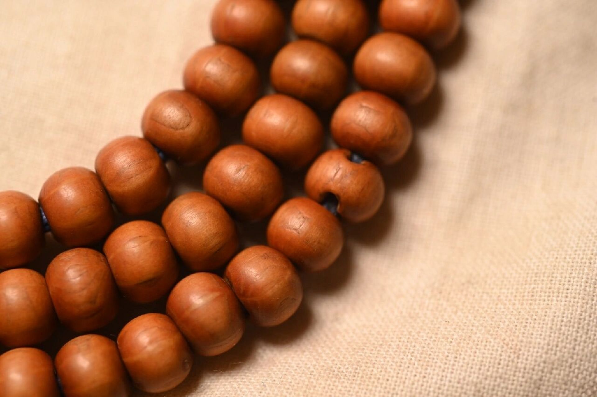 传说生长于佛教圣地五台山,每颗珠上都有六道天然形