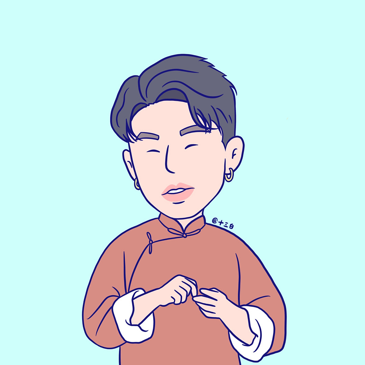 德云社人物群像小漫画第26615组 搞笑头像 可爱漫画 #手绘头像