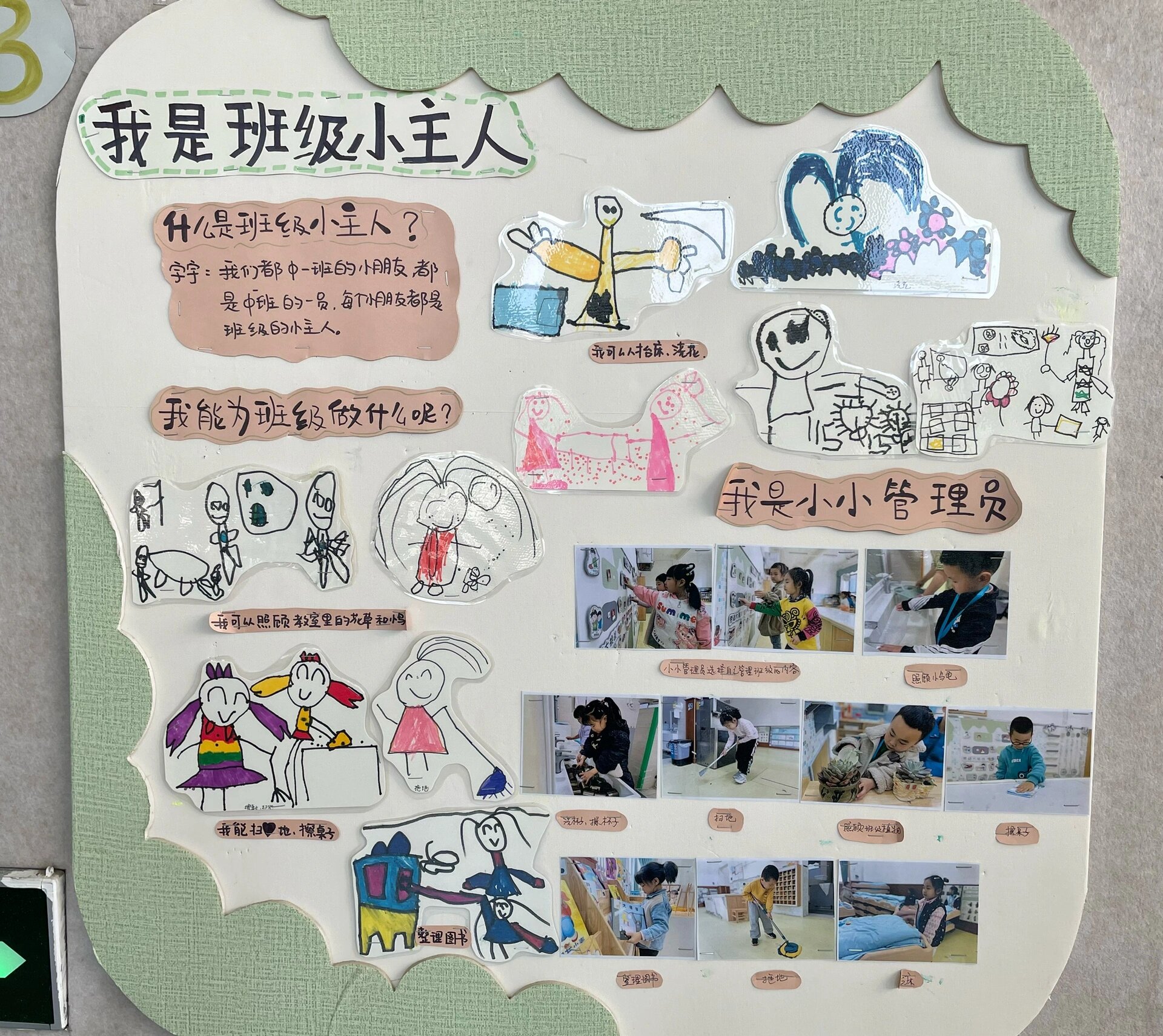 主题墙 我来显身手 我是班级小主人