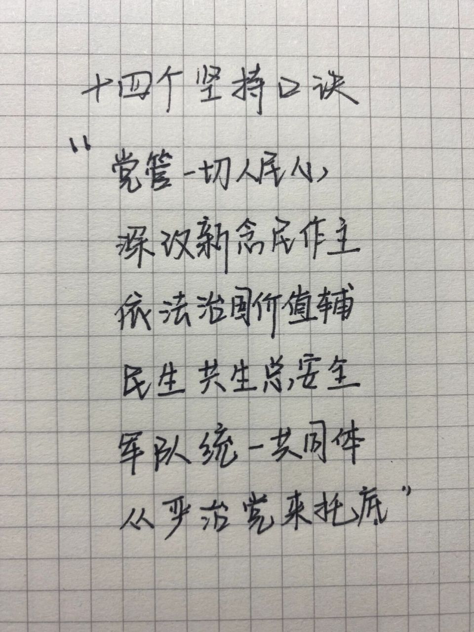 坚持人民当家作主.
