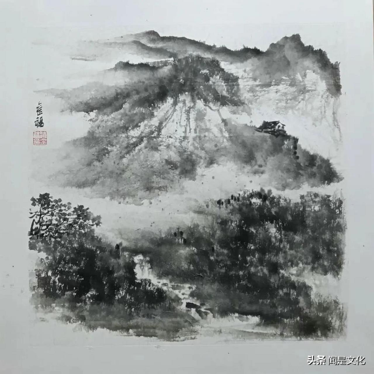 收藏与欣赏 长安画家赵金福《山水》小品集