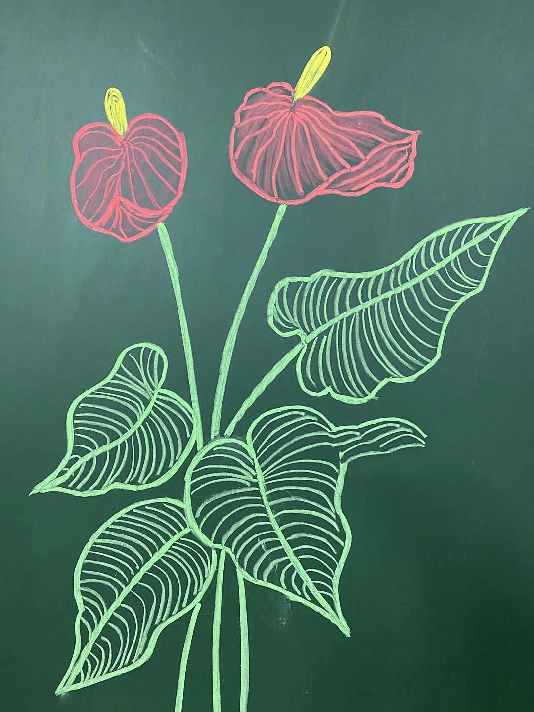 粉笔画花卉大集合,后附到单张图