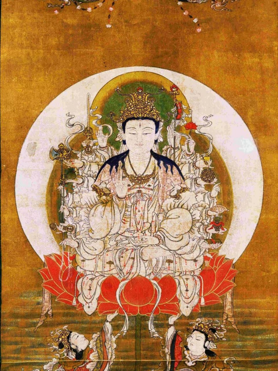 "为梵文gandi音译,意为清净, 其在莲花部为诸尊之母,故又称准提佛母