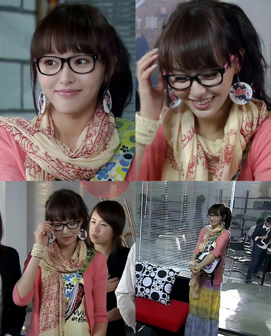 唐嫣夏家三千金时候的妆造有种稳定的发疯感.