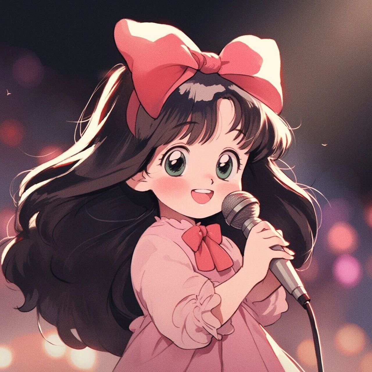 爱唱歌的小女生