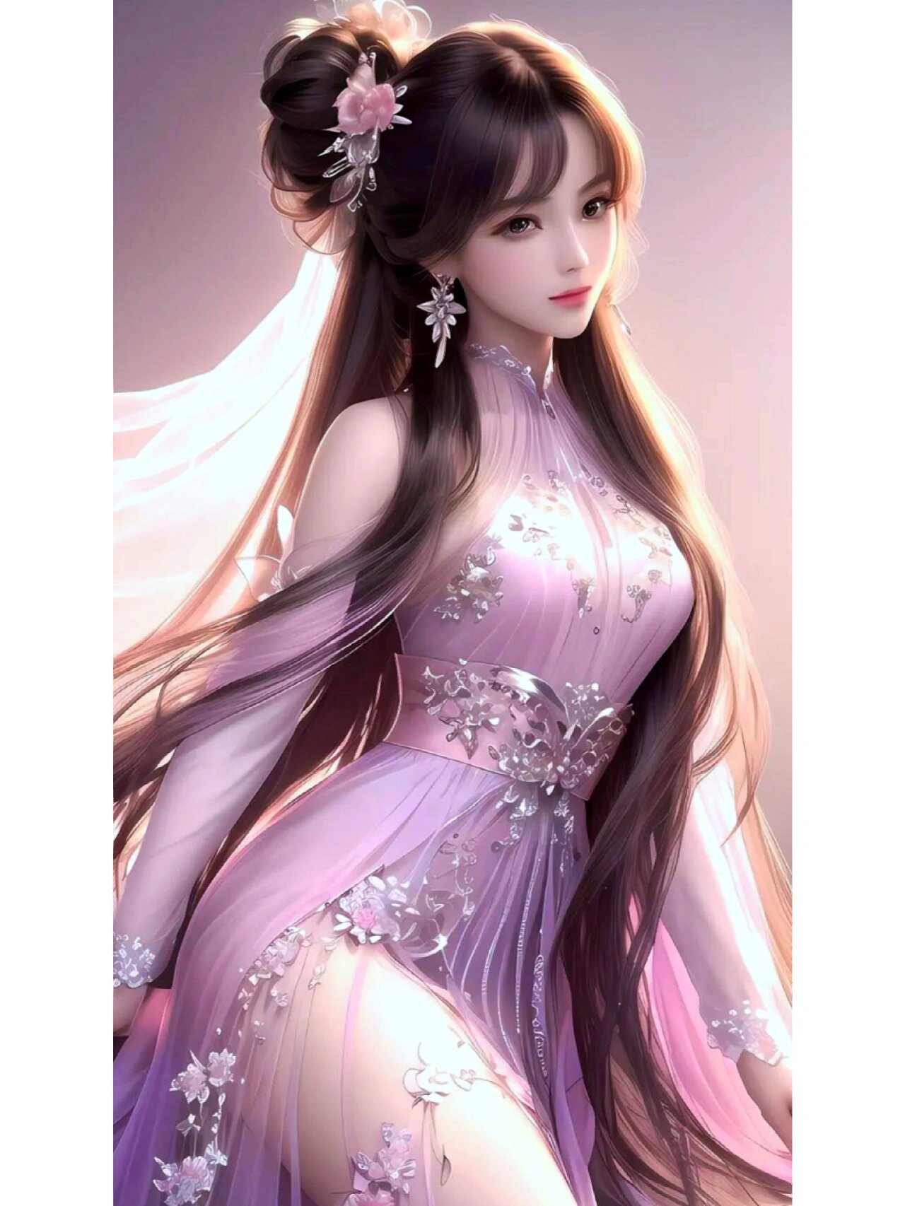 ai绘画,古风美女,似水般温婉柔美!