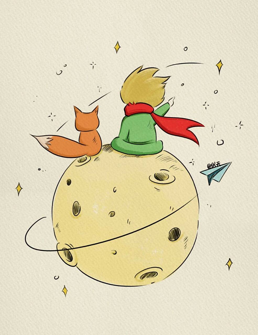 画画的日常# #简笔画教程# #寻找小红书绘画大神# #小王子# #小王子