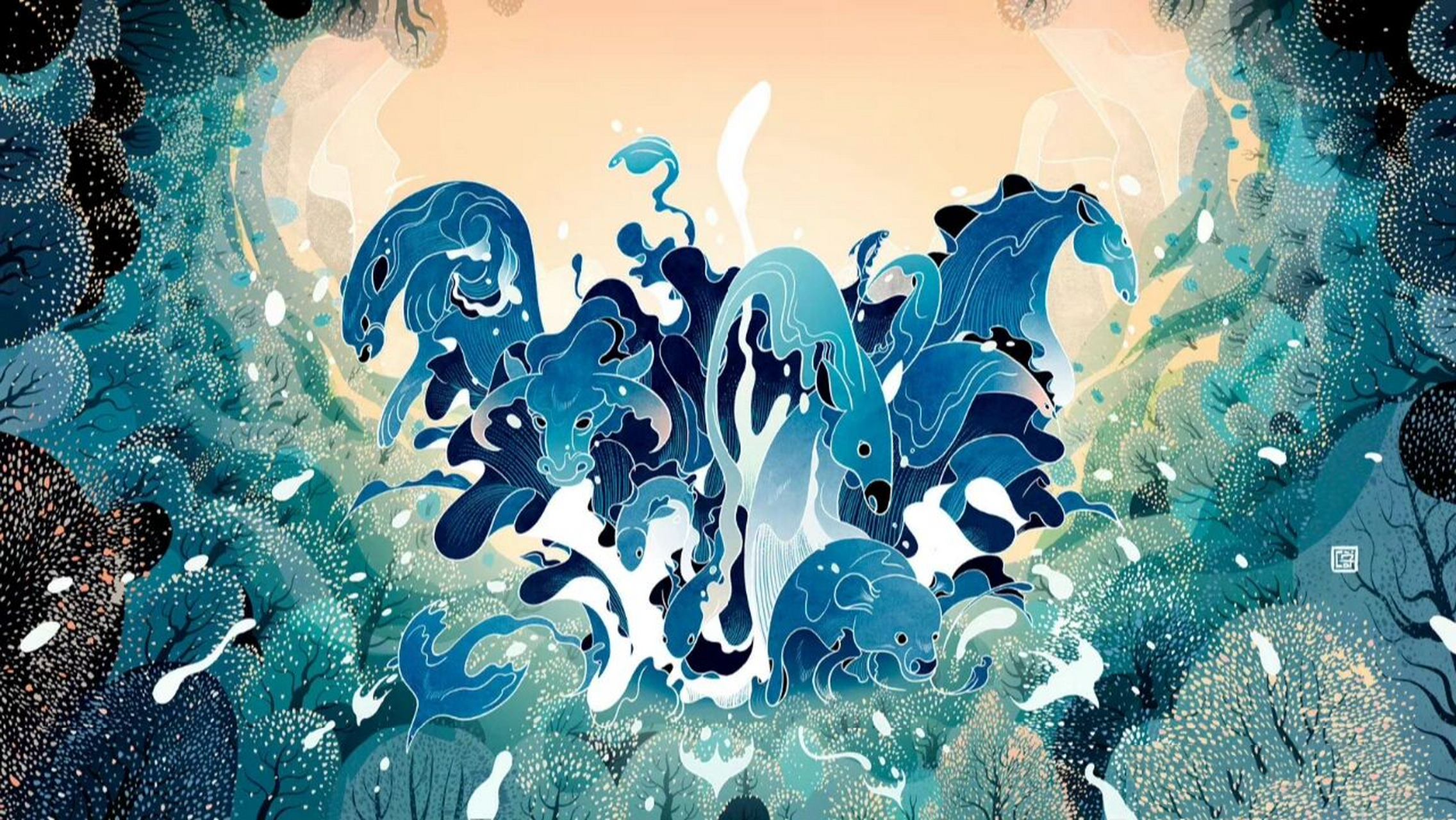 今天跟大家分享著名插画师倪传婧的作品.