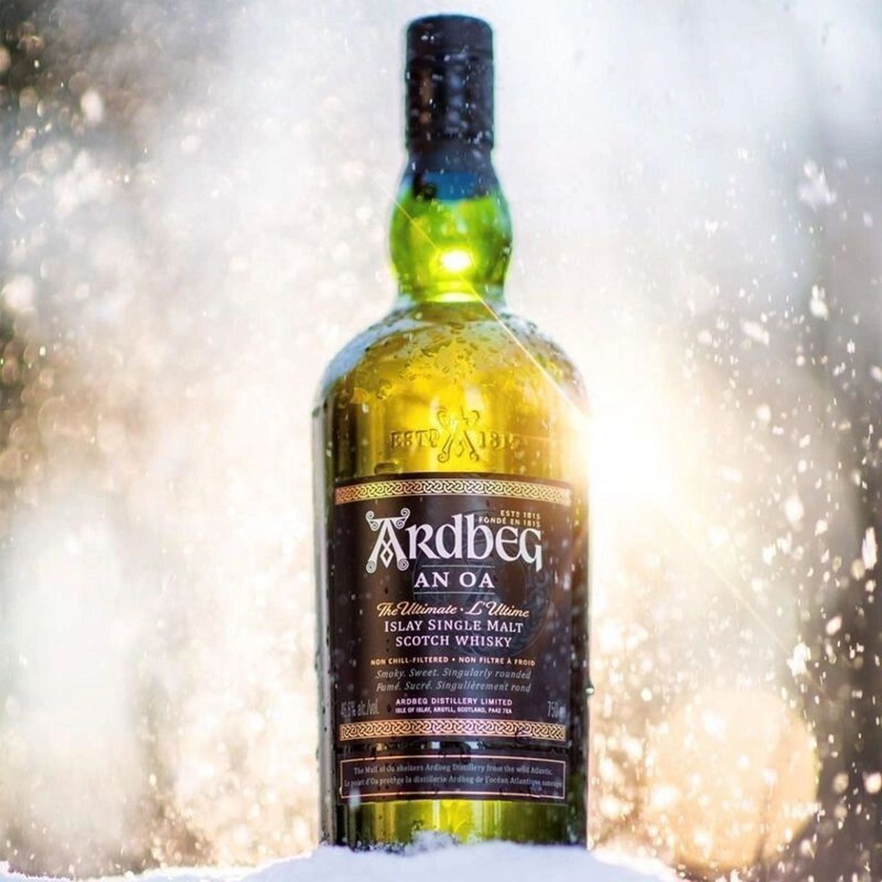 奥之岬单一麦芽苏格兰威士忌 ardbeg an oa islay single malt scotch