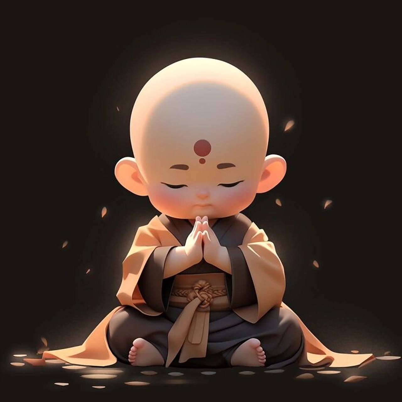 佛系男孩 | 禅意小和尚 | 头像分享 这次的佛系不仅仅是态度了,是真的