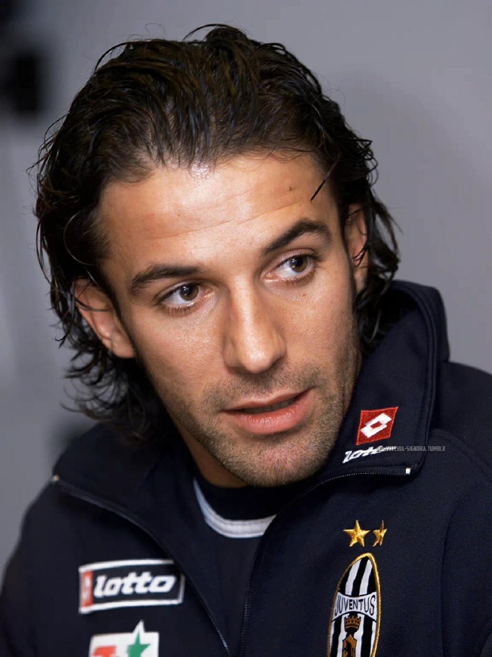 『颜粉』德尔·皮耶罗 年轻时候的皮耶罗这颜值简直帅的过分了典型的