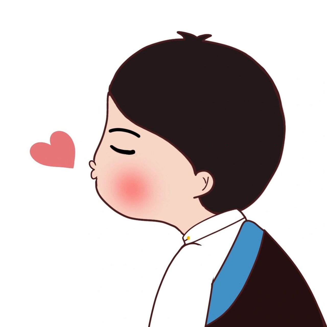 藏式情侣头像 #卡通# #情侣头像# #头像分享