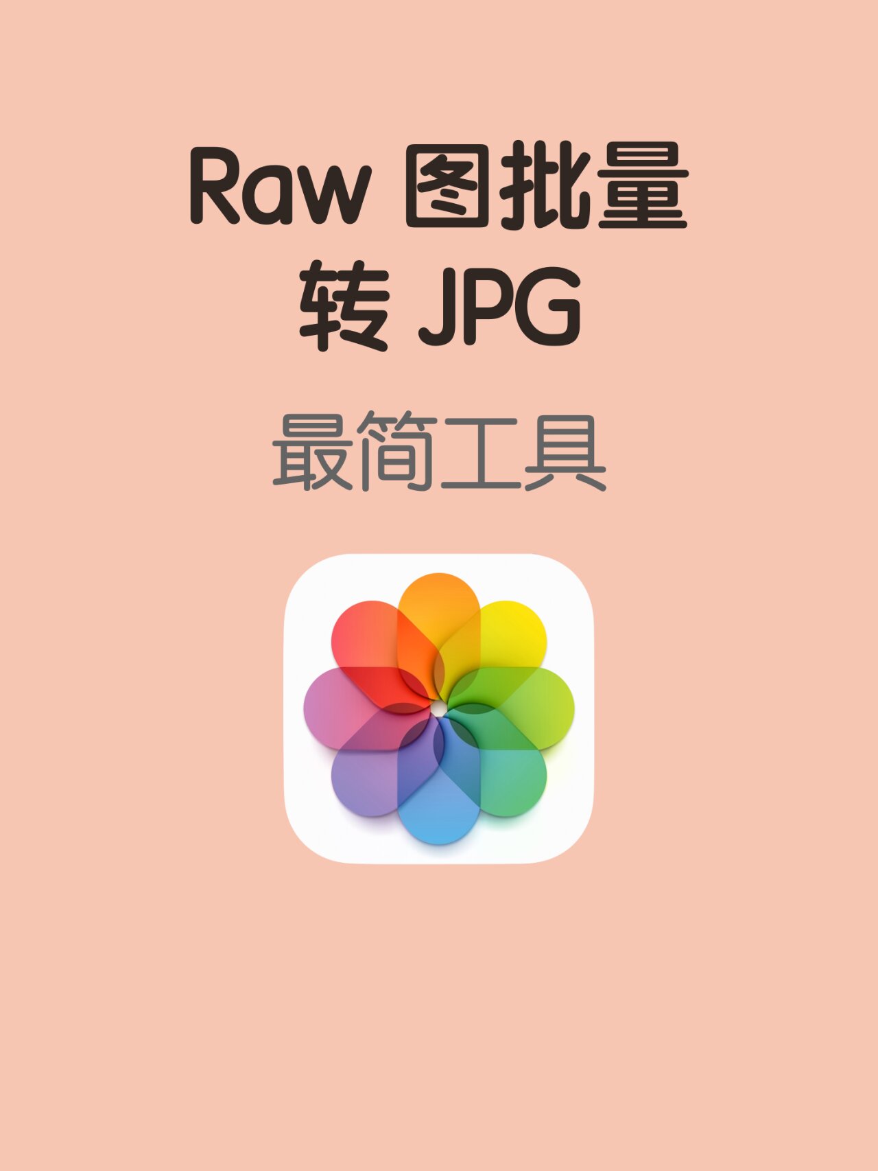 raw图批量转换成jpg格式的最简方式