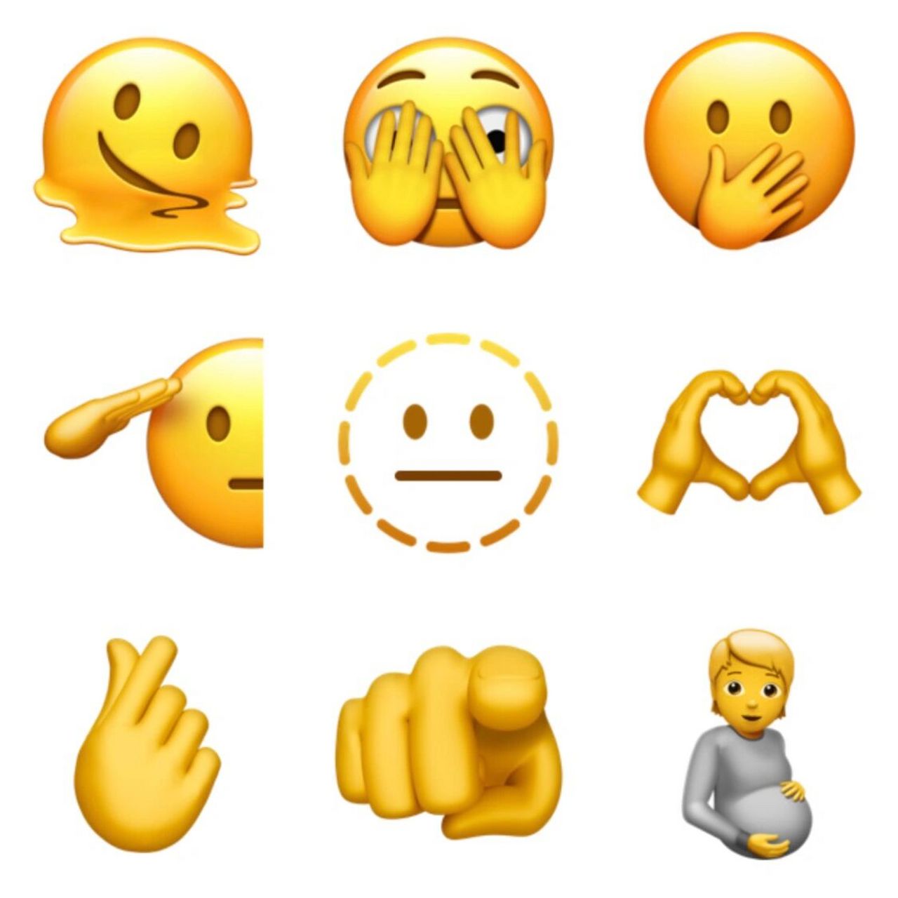 新的 emoji 表情来00都快去升级 ios 15