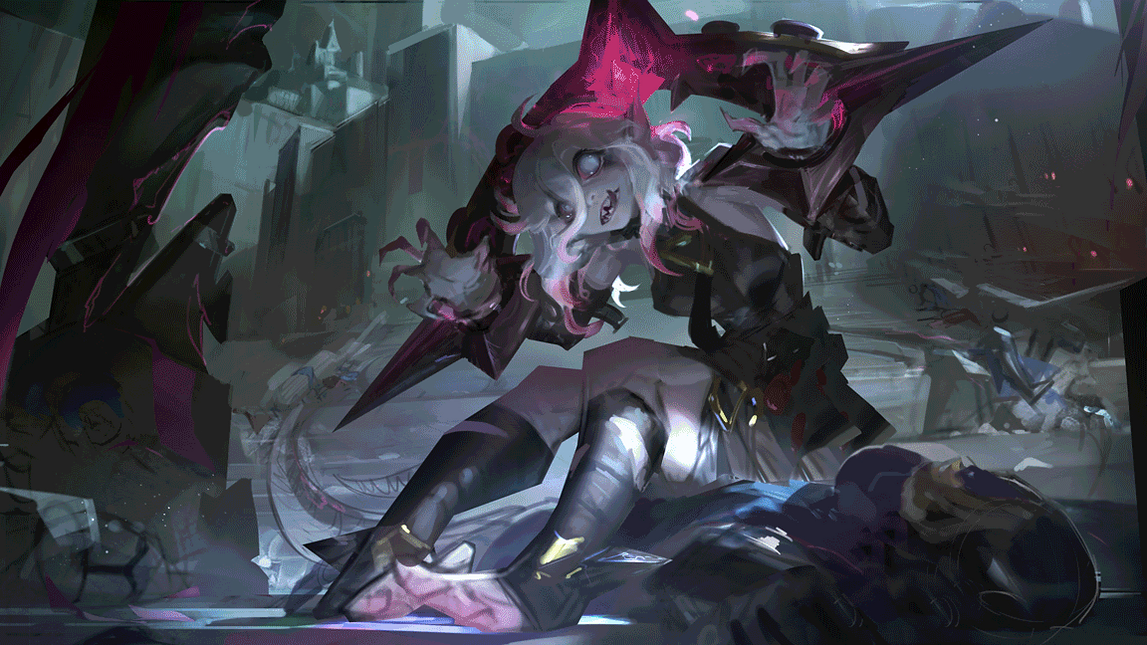 lol新英雄贝蕾亚# 【狂厄蔷薇 贝蕾亚 原画草稿图】插画师hozure分享