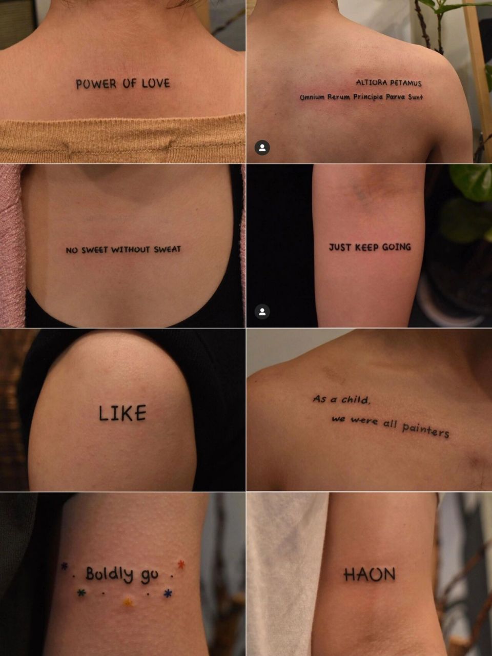 7315tattoo|韩国97小清新字母纹身图案分享 ·这些纹身实在太太