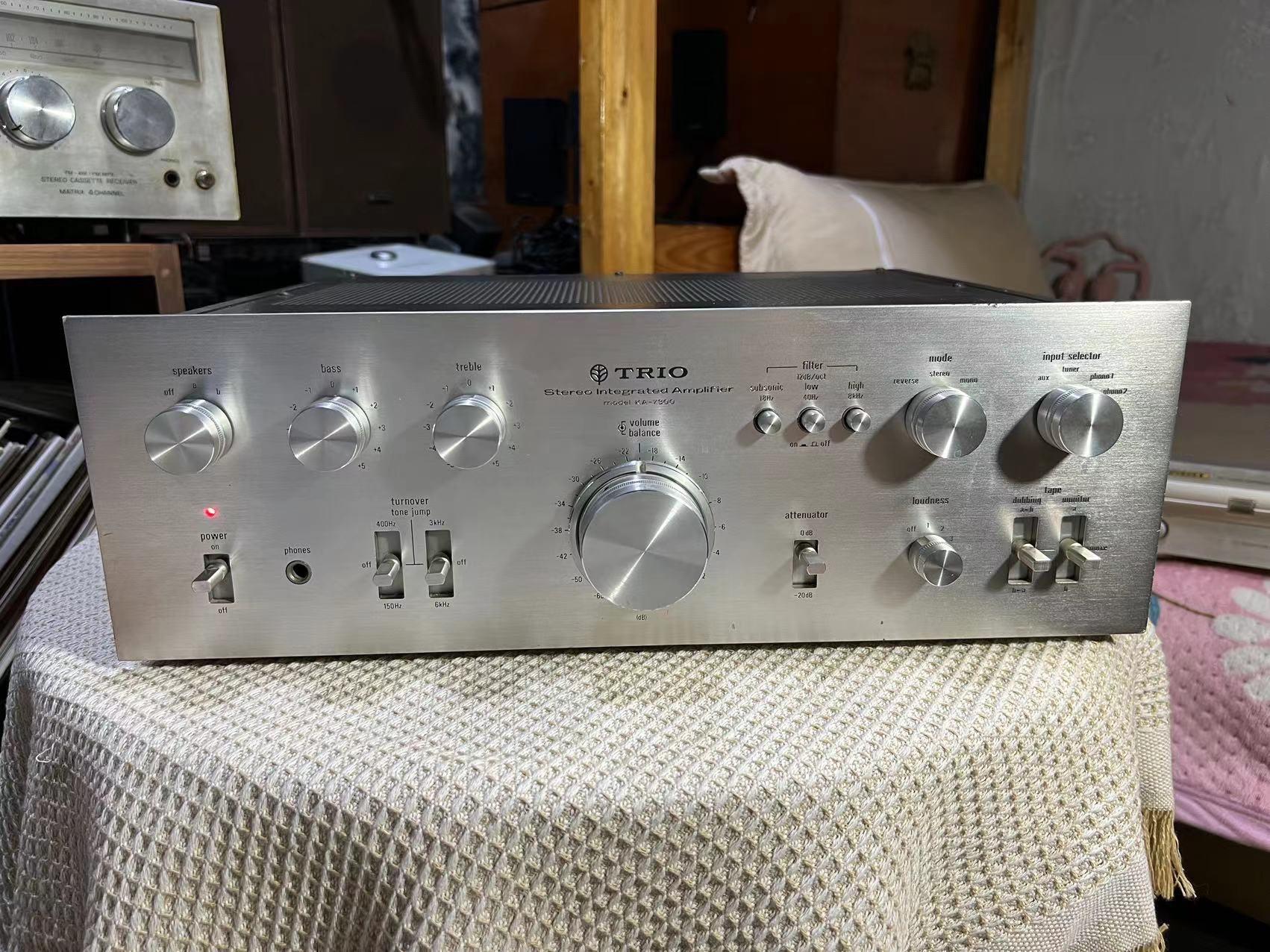 出一台日本进口ka7300纯音乐功放 此功放数得上是高端机型