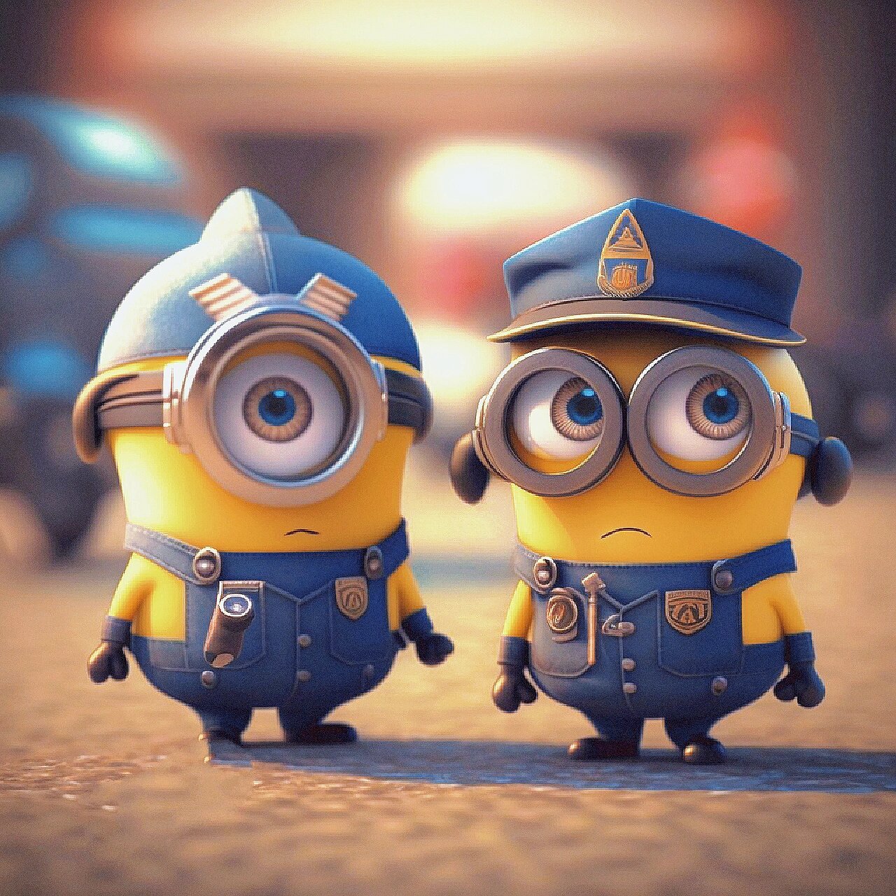 小黄人大眼萌(警察) 人生就像一场旅行,好的坏的都是风景.