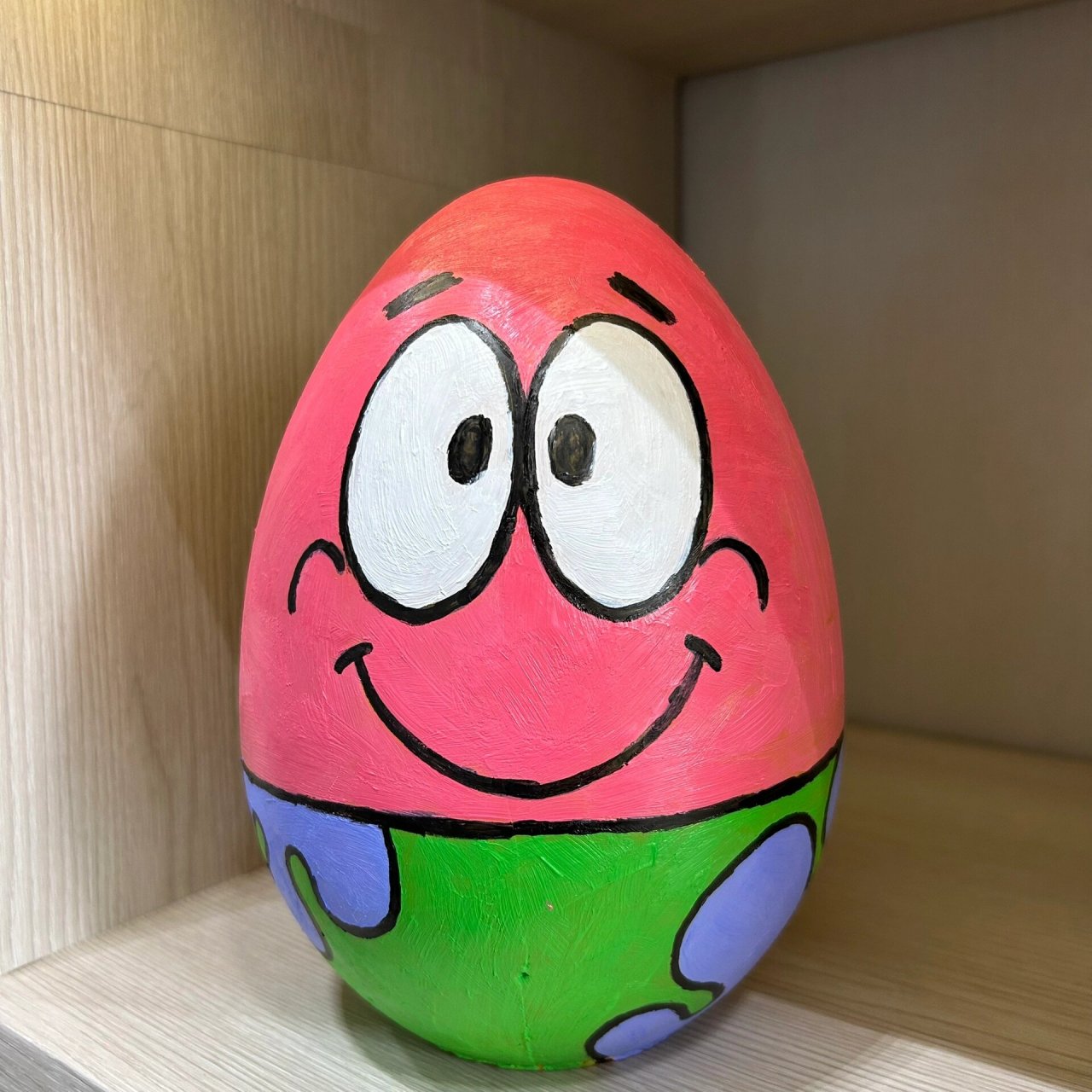 金蛋绘画🎨海绵宝宝系列~ 还差一个章鱼哥