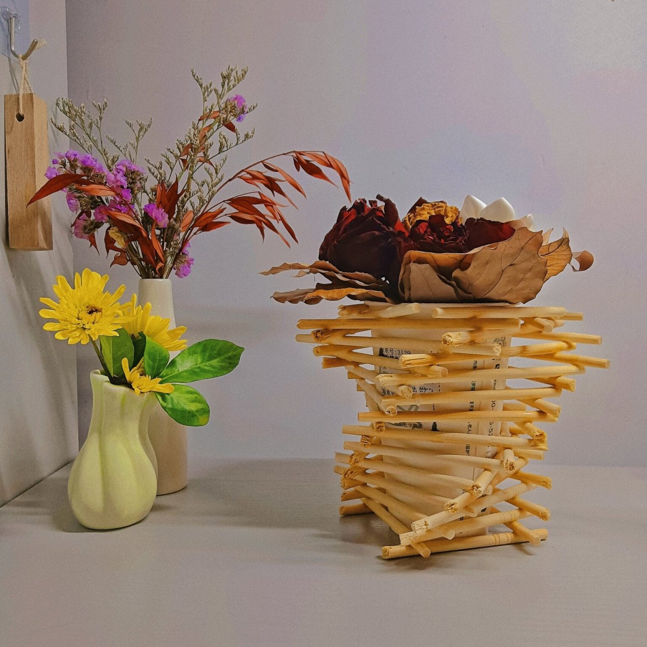 手工制作(变废为宝) 大学生手工制作 一切都是为了素拓分 圣诞树98