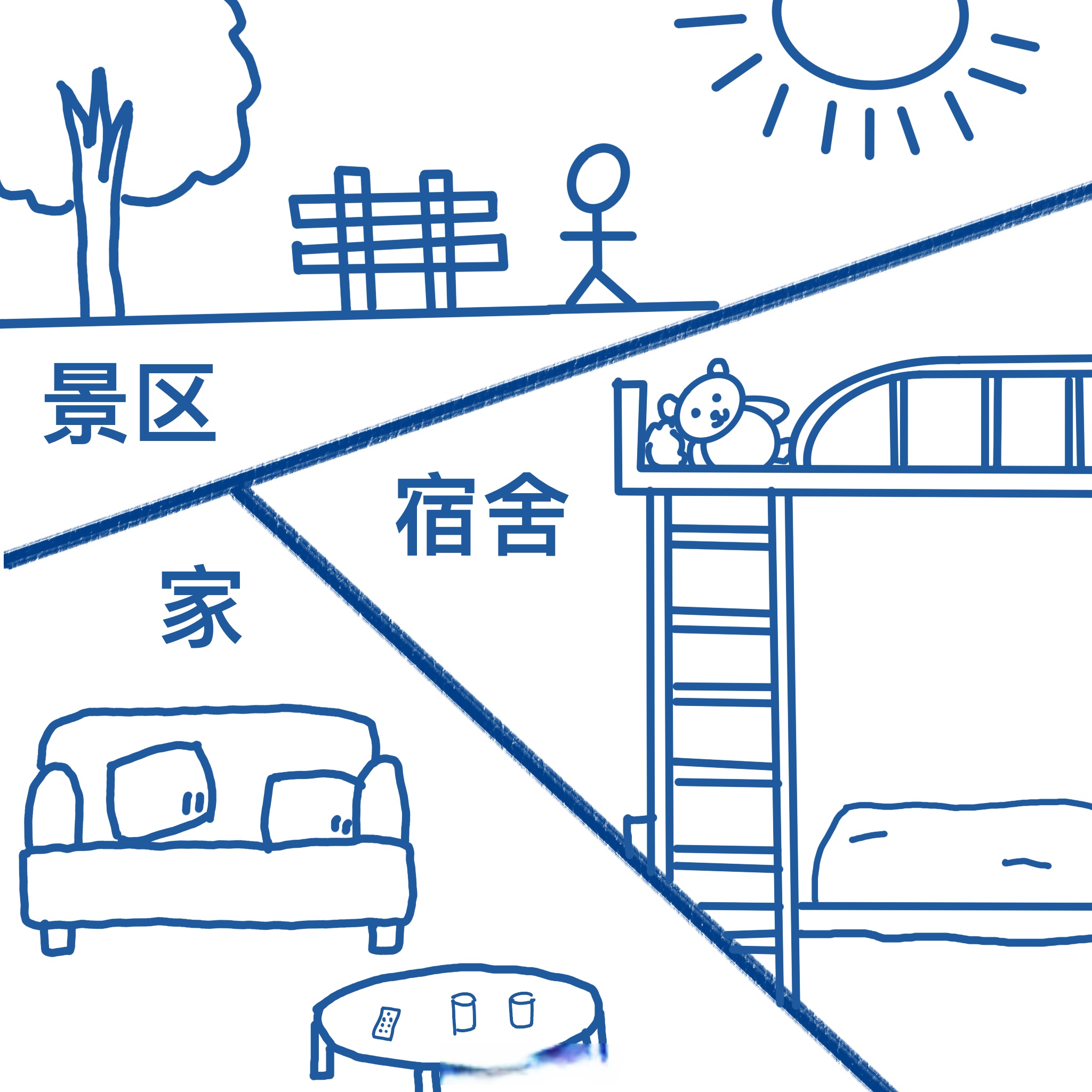 zju茶话会 浙江大学超话 宿舍逃生路线图绘制大学一站式服务学校画画