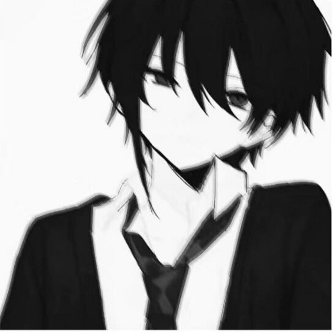 男生动漫模糊头像