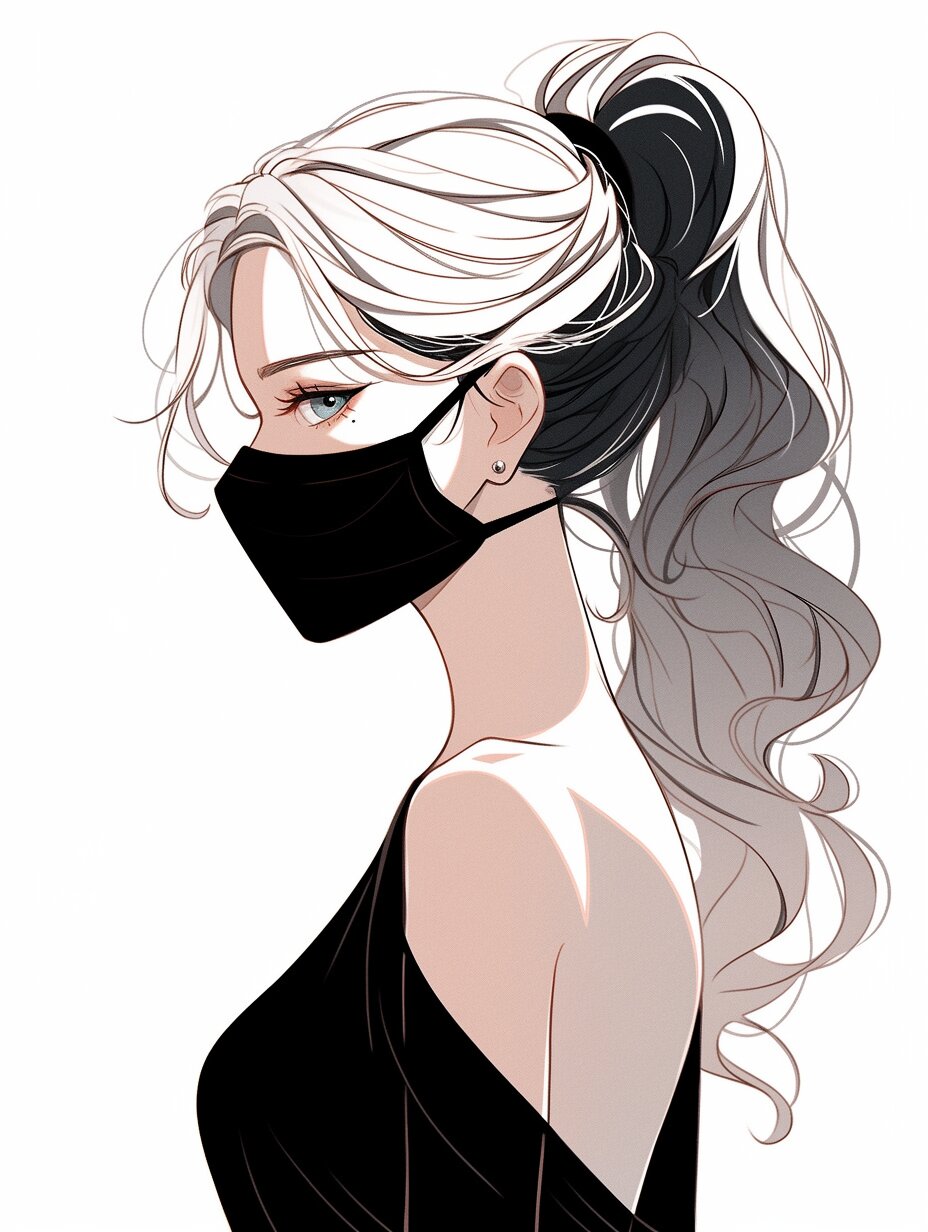 极简头像|酷飒女生头像 哈喽,我是一零,一枚ai绘画魔法师,每天分享