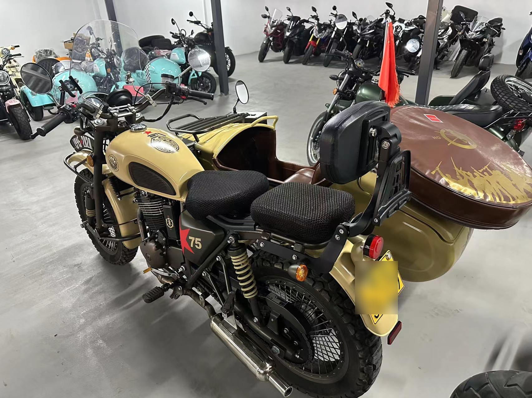 新到2021年鑫源500边三轮摩托车,75周年纪念版,累计行驶3759公里,加装