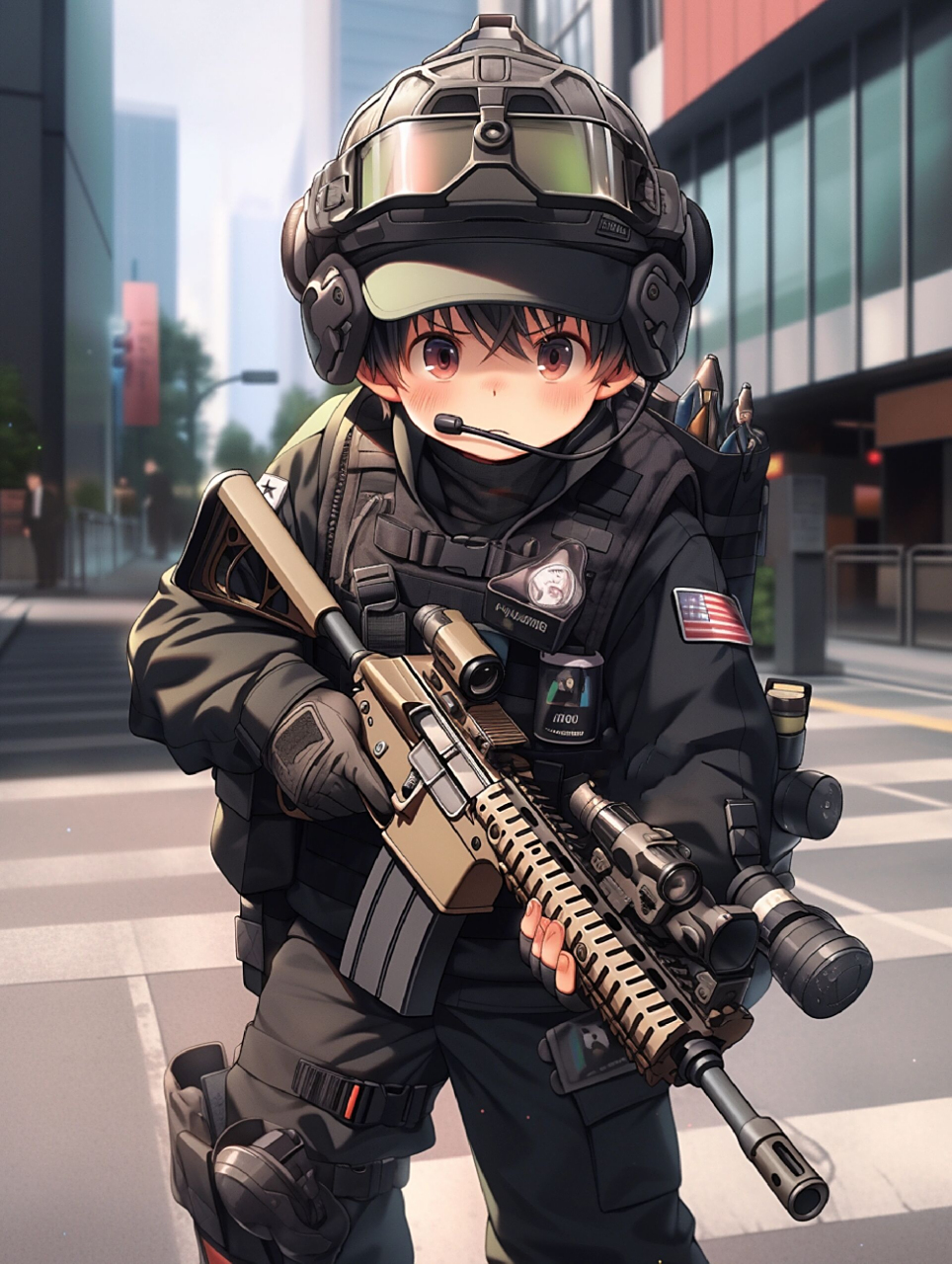 特警系列头像|帅萌特警出任务啦