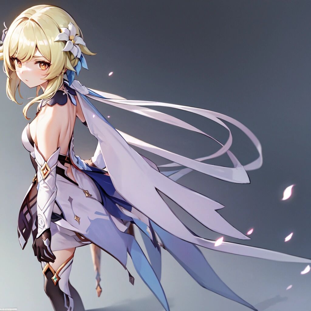 ai绘画原神旅行者荧