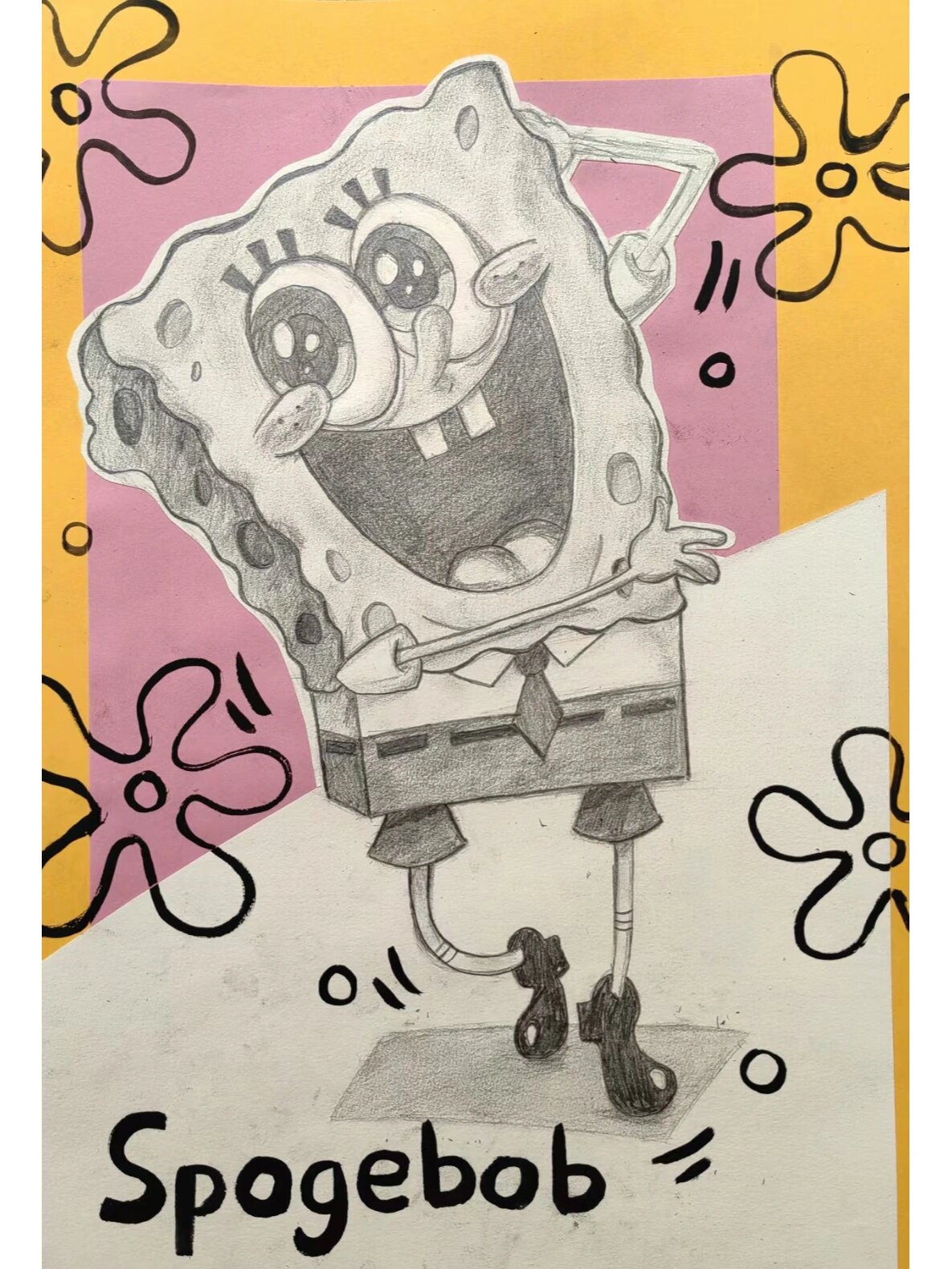 素描海绵宝宝 9-12岁